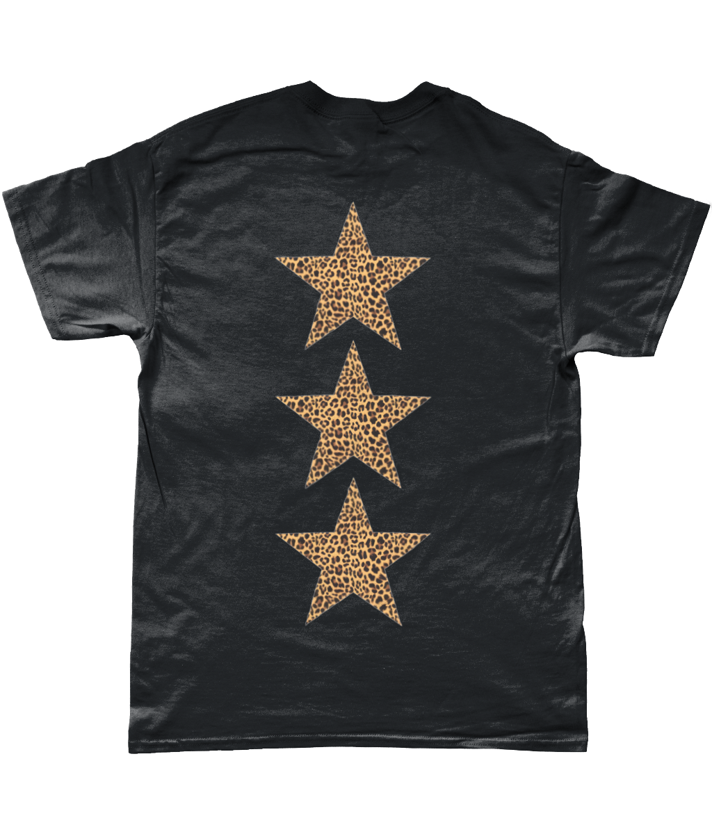 zwart shirt met panter sterren mave the brand